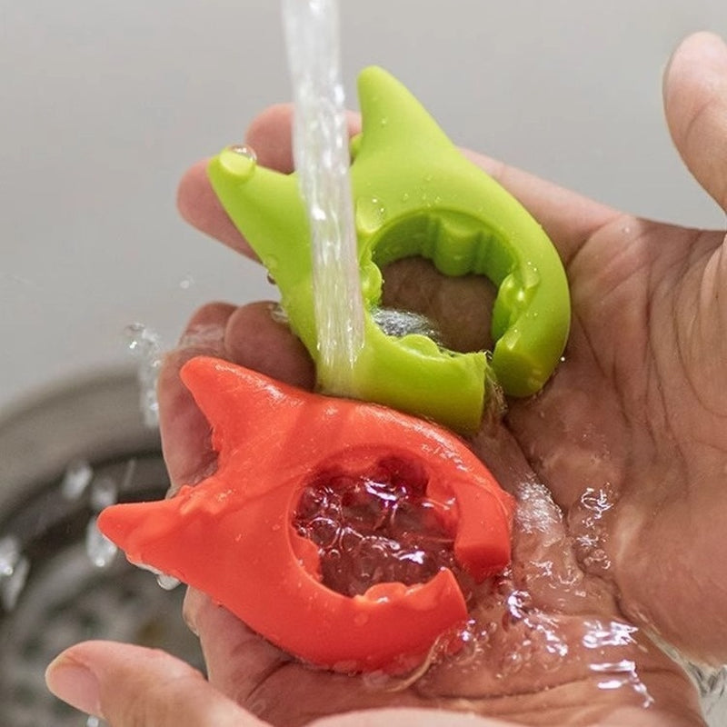 Multifunctional Spatula Holder Silicone Anti-Overflow Spoon Holder Cooking Pot Anti-Scalding Clip Kitchen Gadgets
